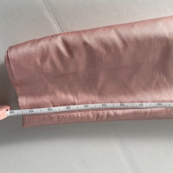 VTG Rena Rowan Textured Pale Pink Silk Blazer /Jacket, High Collar Size M - Picture 14 of 16